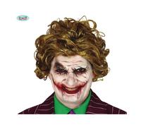 Parrucca castano chiaro da Joker per feste in maschera o feste a tema