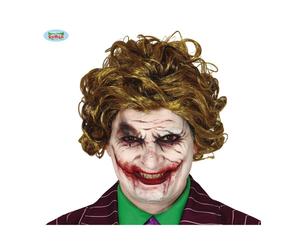 Parrucca castano chiaro da Joker per feste in maschera o feste a tema