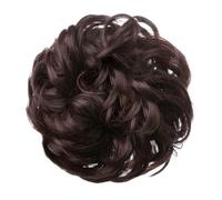 Parrucca Chignon, Chignon spettinato in fibra sintetica ad alta temperatura for donna - accessorio for lo styling resistente al calore,Parrucca Chignon Disordinato(Brown)