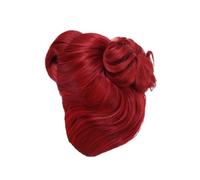 Parrucca chignon corto riccio for capelli rossi da donna in fibra sintetica 1pc for parrucche Cosplay Miss Argentina for ragazze bellissimo costume
