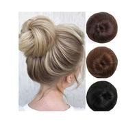 Parrucca Chignon, Mini Volume Wavy Bun Hairpiece for donna - Chignon Puff Hair Bun facile for look con coda di cavallo alla moda,Parrucca Chignon Disordinato(Gold)