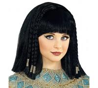 PARRUCCA CLEOPATRA CON TRECCE DECORATE BAMBINA
