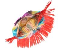 Parrucca Colorata Stile Punk per Feste Cosplay e Travestimento | Seta Lucida, Leggera e Riutilizzabile, per Role-playing e Fancy Dress, Look Fashion per Donne e Unisex