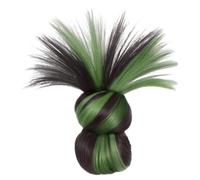 Parrucca Con A Clip Con Piume E Mèches, Parrucca Con Palline Di Piume, Fermaglio Per Morbido E Spettinato, Per Styling Rapido, Da Indossare Ogni Giorno Durante Le Feste