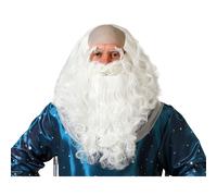 Parrucca con barba Mago Bianco