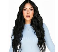 Parrucca Con Capelli Ricci | Parrucca Naturale Con Clip Invisibili Resistente Al Calore Da 46 Cm | Capelli Finti Realistici,Per Donne Ragazze Madri Studentesse e Lavoratrici per Eventi Matrimonio