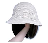 Parrucca Con Cappuccio Cappello da pescatore da donna, con clavicola, parasole, for capelli lunghi e medi, con fibbia, copricapo completo(Black1)