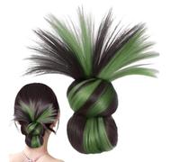 Parrucca con Clip,Extension per Capelli con Fermaglio ad Artiglio e Coda di Cavallo Corta | Parrucca Sintetica Piumata per Styling Rapido e Utilizzo Quotidiano