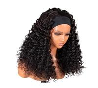 Parrucca con fascia ad onda d'acqua Parrucche con fascia riccia crespa Densità del 180% Indossare for andare 12-24 pollici Parrucca senza colla brasiliana for capelli umani for le donne(14inches)