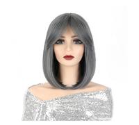 Parrucca Con Frangia Copricapo for parrucca, parrucca universale for donna, copricapo completo con frangia naturale alla moda Parrucche Da Donna Con Capelli Umani(E)