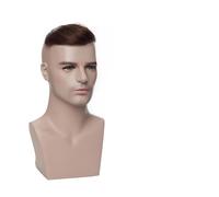 Parrucca Copri Calvizie da Uomo Mens Hairline Toupee 1.5x7inch V-Shape Front Toupee Capelli umani veri Parrucchino frontale Full Pu Skin Base 6 "Toupee da uomo Parrucca da Copertura Calva da Uomo(Jet