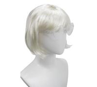 Parrucca Corta Diritta A Caschetto Al Neon Con Frangia Piatta, Parrucca Sintetica Colorata Multicolore Per Donna, Ideale Per I Festival Musicali Del Martedì Grasso Cosplay Di Halloween