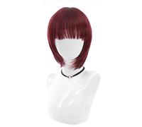 Parrucca corta diritta da 10 pollici con frangia, parrucche sintetiche da donna con lunghezza fino alle spalle, aspetto naturale(-99J)