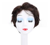 Parrucca Corta Uomo Elegante, Morbida e Voluminosa, Fissaggio in Rete Resistente Al Calore e Traspirante, Ideale per Feste Cosplay Quotidiane, Realizzata in Fibra Sintetica