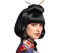 Parrucca cortigiana cinese con bastoncini