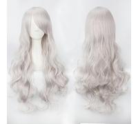 Parrucca Cos Europea E Americana, Parrucca Anime, Filo Ad Alta Temperatura, Capelli Ricci Lunghi 80 Cm