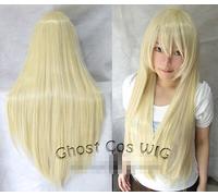 Parrucca cosplay 80 cm liscia liscia Vocaloid halloween perruque rosa nera