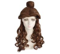 Parrucca Cosplay Anime Beauty Beast Bella per Halloween, feste, carnevale, vita notturna, concerti, matrimoni