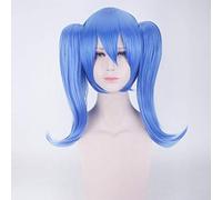 Parrucca Cosplay Anime BERYL E ZAFFIRO Beryl Zaffiro Robot Beryl Parrucca sintetica resistente al calore blu e verde Cosplay Halloween Verde