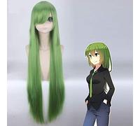 Parrucca Cosplay Anime BERYL E ZAFFIRO Beryl Zaffiro Robot Beryl Parrucca sintetica resistente al calore blu e verde Cosplay Halloween verde
