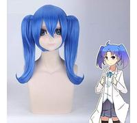 Parrucca Cosplay Anime BERYL E ZAFFIRO Beryl Zaffiro Robot Beryl Parrucca sintetica resistente al calore Cosplay blu e verde Halloween Blu