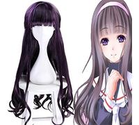 Parrucca Cosplay Anime Card Captor Sakura Tomoyo Daidouji Parrucca Cosplay per capelli Parrucca sintetica resistente al calore Parrucche da donna per feste di Halloween