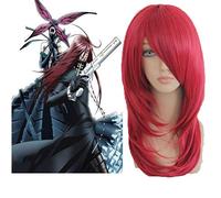 Parrucca cosplay anime D.Gray Man Parrucca croce mariana Parrucca sintetica resistente al calore Parrucca Cosplay per carnevale di Halloween