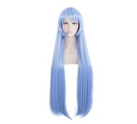 Parrucca Cosplay Anime Da Donna Per Hado Nejire Lungo Blu Dritto Capelli Sintetici Resistenti Al Calore Parrucche Halloween Costume Partito Show Evento Concerti