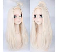 Parrucca cosplay Anime FAIRY TAIL Erza Scarlet Capelli sintetici per festa di halloween Parrucche Cosplay Erza rosse lunghe con coda di cavallo + Parrucca Parrucca Taglia unica PL-629 Mirajane