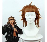 Parrucca cosplay anime fate apocrypha sisigou kairi marrone capelli sintetici corti 40 cm parrucche di costume da festa di halloween per uomo 235j