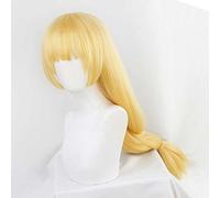 Parrucca Cosplay Anime Fire Emblem Three Houses Ingrid Parrucca，Yellow Long Braid Parrucca Cosplay，Con rete per parrucca gratuita，per Festa Carnevale Halloween Cosplay Parrucca