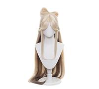 Parrucca Cosplay Anime Genshin Impact NingGuang Parrucca,Golden gradient long straight Parrucca Cosplay,Con rete per parrucca gratuita,per Festa Carnevale Halloween Cosplay Parrucca(Color:Style 1)