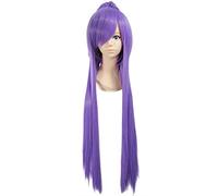 Parrucca Cosplay Anime Gintama Gakupo Parrucca,Long Purple Parrucca Cosplay,Con rete per parrucca gratuita,per Festa Carnevale Halloween Cosplay Parrucca(Size:Style 2)