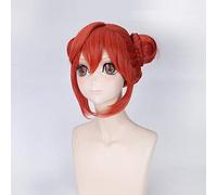 Parrucca cosplay anime Gintama Gintoki sakata Terakado Tsu Kagura parrucche cosplay parrucca cosplay argento bianco viola + cappuccio parrucca One Size PL-125 parrucca Kagura