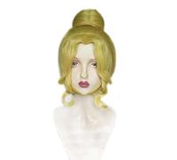 Parrucca Cosplay Anime Identity V Female Dancer Margaretha Zelle Parrucca,Golden short curly Parrucca Cosplay,Con rete per parrucca gratuita,per Festa Carnevale Halloween Cosplay Parruc(Color:Style 2)