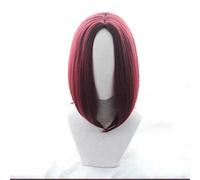 Parrucca Cosplay Anime Identity V The Mind's Eye Helena Adams Parrucca,Red Bob Parrucca Cosplay,con Rete per Parrucca Gratuita,per Festa Carnevale Halloween Cosplay Parrucca