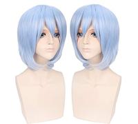 Parrucca cosplay anime IDOLiSH7 Tamaki Yotsuba parrucca blu sintetica resistente al calore capelli sintetici Tamaki Yotsuba parrucche + parrucca cappuccio taglia unica parrucca Yotsuba PL-614