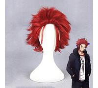 Parrucca Cosplay Anime K SUOH MIKOTO Parrucche rosse stile corto Parrucche in fibra resistente al calore + Cappellino parrucca gratuito