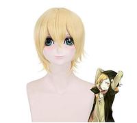 Parrucca cosplay Anime Kagerou Project MekakuCity Actors Capelli sintetici Kano Shuuya parrucche cosplay dorate + parrucca Cap Parrucca Progetto MekakuCity A FQ001A-3