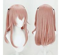 Parrucca Cosplay Anime My Dress up Darling Sajuna Inui Parrucca,Pink Long Parrucca Cosplay,con Rete per Parrucca Gratuita,per Festa Carnevale Halloween Cosplay Parrucca(Size:Style 1)