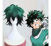 Parrucca Cosplay Anime My Hero Academia Izuku Midoriya Parrucche Cosplay Resistente al calore Sintetico Halloween Boku Nessuna parrucca Academia Deku