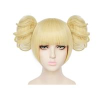 Parrucca Cosplay Anime My Hero Academias Himiko Toga per Halloween, feste, carnevale, vita notturna, concerti, matrimoni