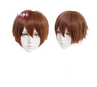 Parrucca cosplay anime NAIB Subdedar Cosplay Identity V Cosplay Merenario Cosplay Brown Parrucca Cosplay Anime Cosplay Parrucche sintetiche resistenti al calore