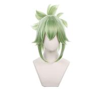 Parrucca Cosplay Anime, Parrucca Genshin Impact, con Cappuccio Parrucca Gratuito, per Halloween, Festa, Carnevale, vita Notturna, Concerti, Matrimoni (Kuki Shinobu)