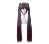 Parrucca Cosplay Anime, Parrucca Genshin Impact, con Cappuccio Parrucca Gratuito, per Halloween, Festa, Carnevale, vita Notturna, Concerti, Matrimoni (Mona)