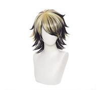 Parrucca Cosplay Anime, Parrucca Tokyo Revengers Wiki, con Cappuccio Parrucca Gratuito, per Halloween, Festa, Carnevale, vita Notturna, Concerti, Matrimoni (Kazutora Hanemiya)