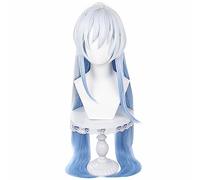 Parrucca cosplay anime per gioco Honkai Star Rail cosplay, capelli lunghi viola e rossi, per ragazze e donne, con cappuccio gratis (Jingliu)