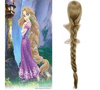 Parrucca cosplay anime principessa Rapunzel Merida bianco neve festa di Halloween Capelli sintetici Jasmine Anna Elsa parrucche principessa + parrucca taglia unica PL-843 parrucca Rapunzel