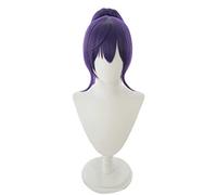 Parrucca Cosplay Anime Project Sekai Colorful Stage Asahina Mafuyu Parrucca,Purple Long Parrucca Cosplay,con Rete per Parrucca Gratuita,per Festa Carnevale Halloween Cosplay Parrucca