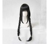 Parrucca Cosplay Anime Puella Magi Madoka Magica Homura Akemi Parrucca,Black Long Parrucca Cosplay,con Rete per Parrucca Gratuita,per Festa Carnevale Halloween Cosplay Parrucca(Size:Style 2)